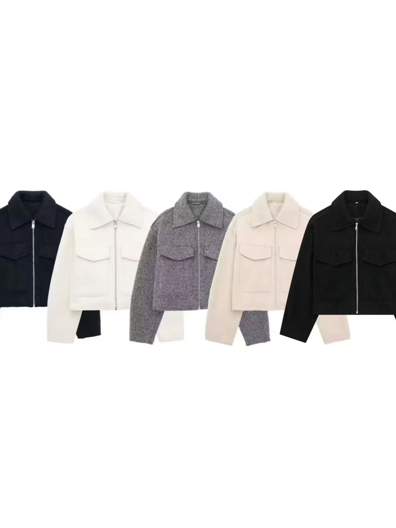 Cozy Textured Zip Up Jacket