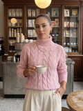 Cozy Cable Knit Turtleneck Sweater