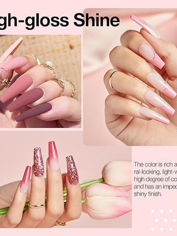 Long Lasting Professional Dip Powder Nail Kit
