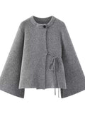Cozy Tie Waist Knit Cardigan