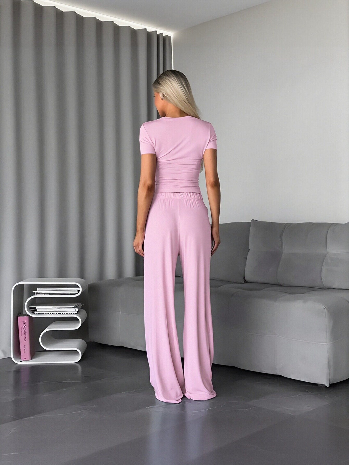 Soft Ribbed Comfy Pajama Set