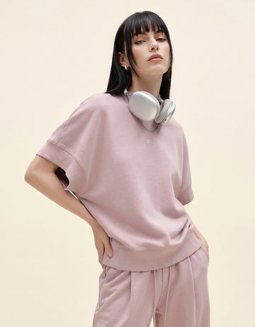 Turtleneck Cotton Sweatshirt