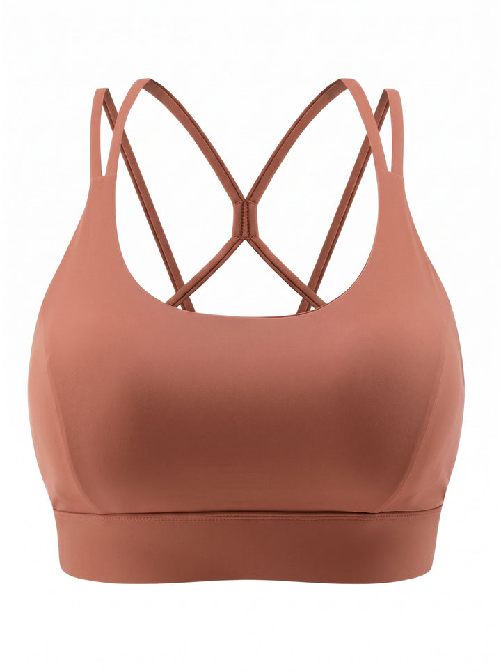 Strappy Back Medium Support Sports Bra