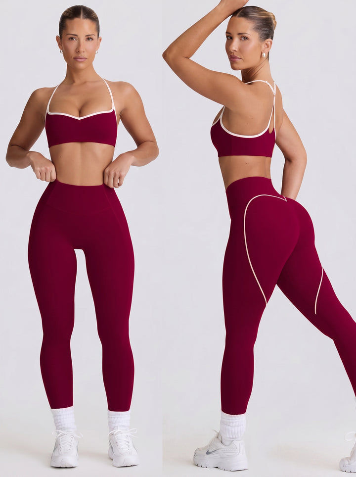 Sculpting Seamless Yoga Leggings Set