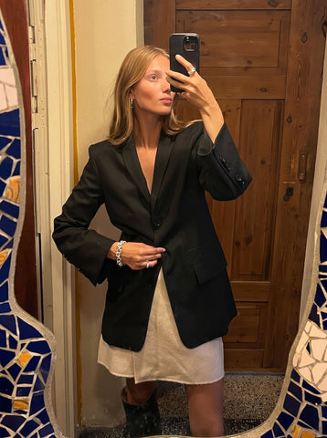 Slim Fit Casual White Blazer Jacket