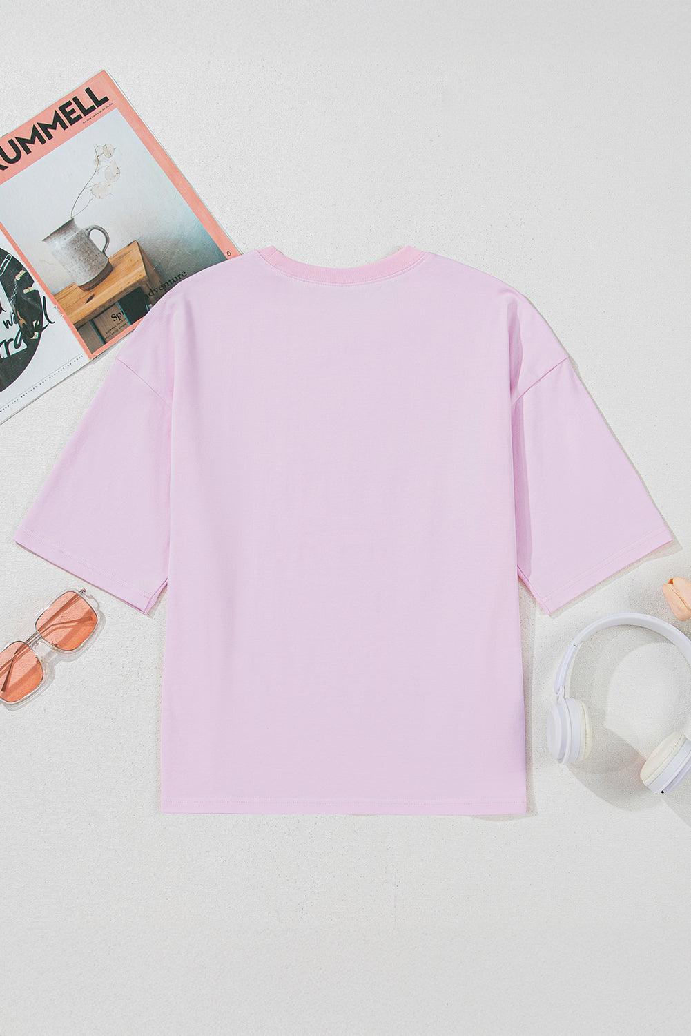 Oversized Graphic Patriotic Bow T-Shirt