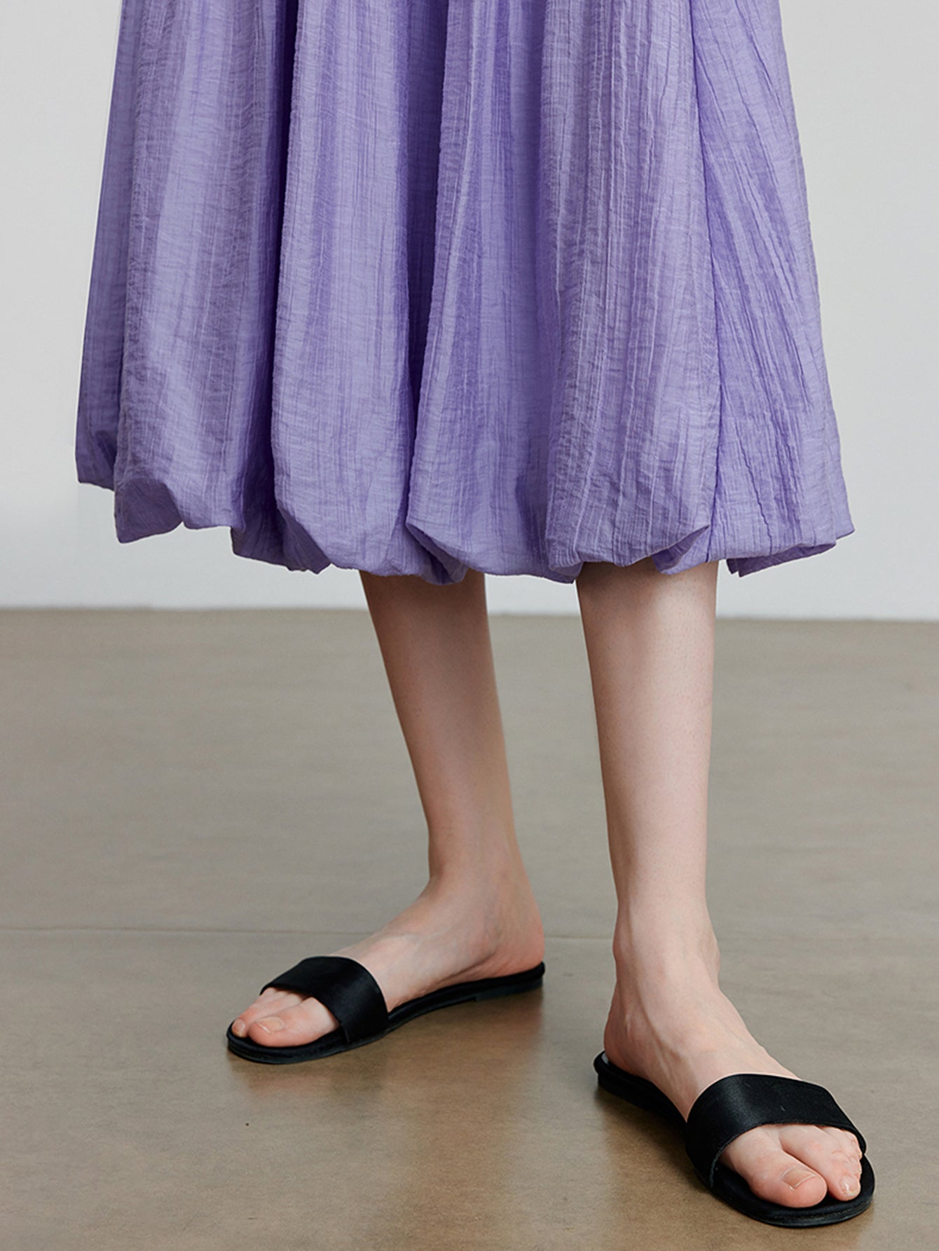 TOYOUTH Tiered Flared Boho Midi Skirt
