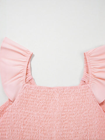 Ruffle Pockets Maxi Dress