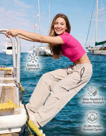 Stretchy Water Repellent Hiking Pants