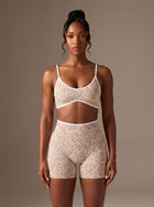 Seamless Leopard Print Workout Set