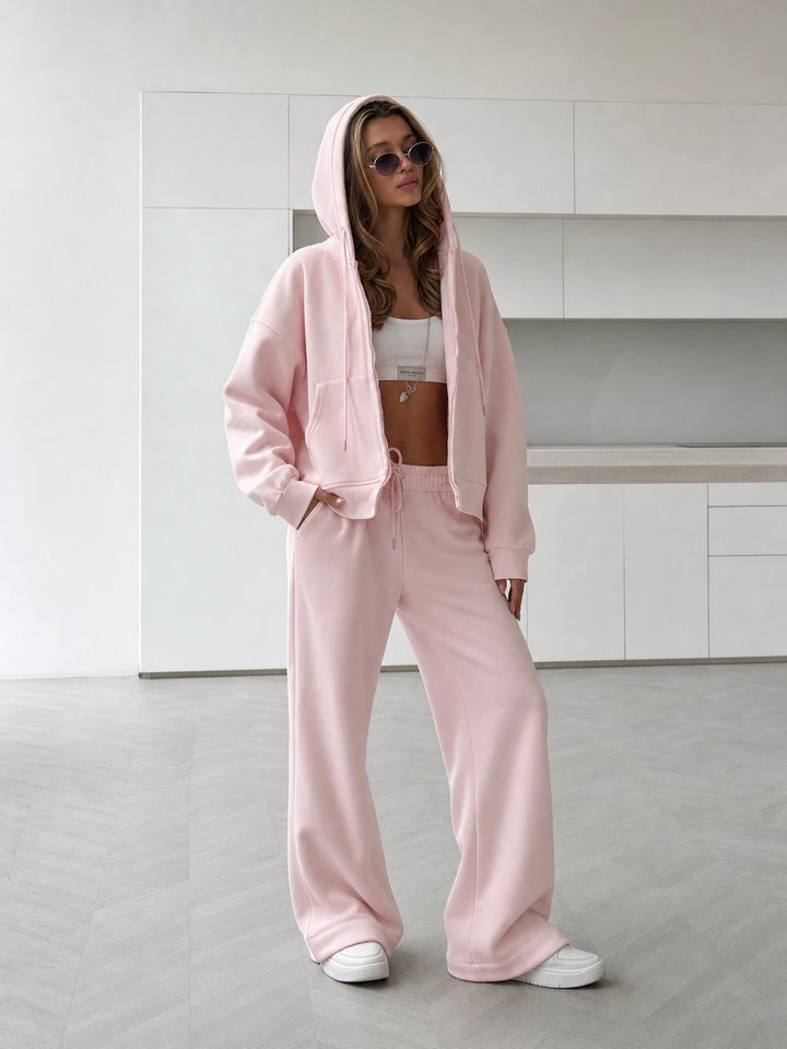 Cozy Oversized Zip Up Lounge Set