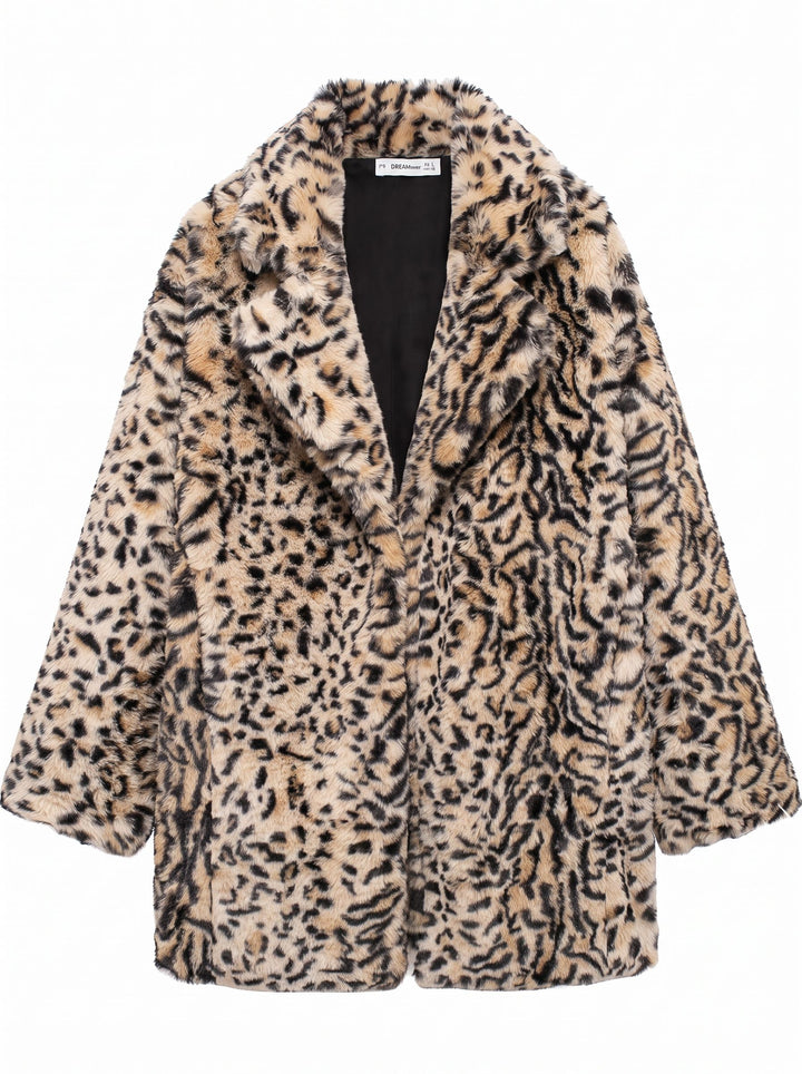 Plush Soft Cropped Faux Fur Coat