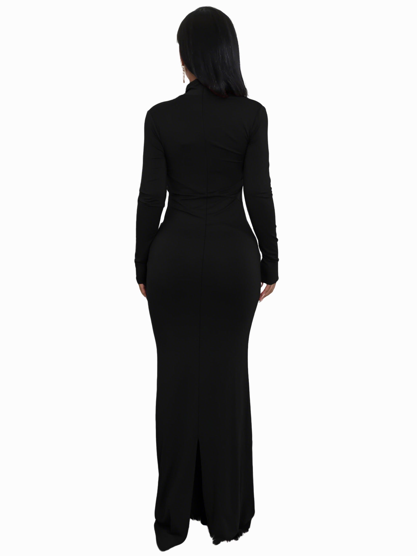 Cut Out One Shoulder Maxi Dress