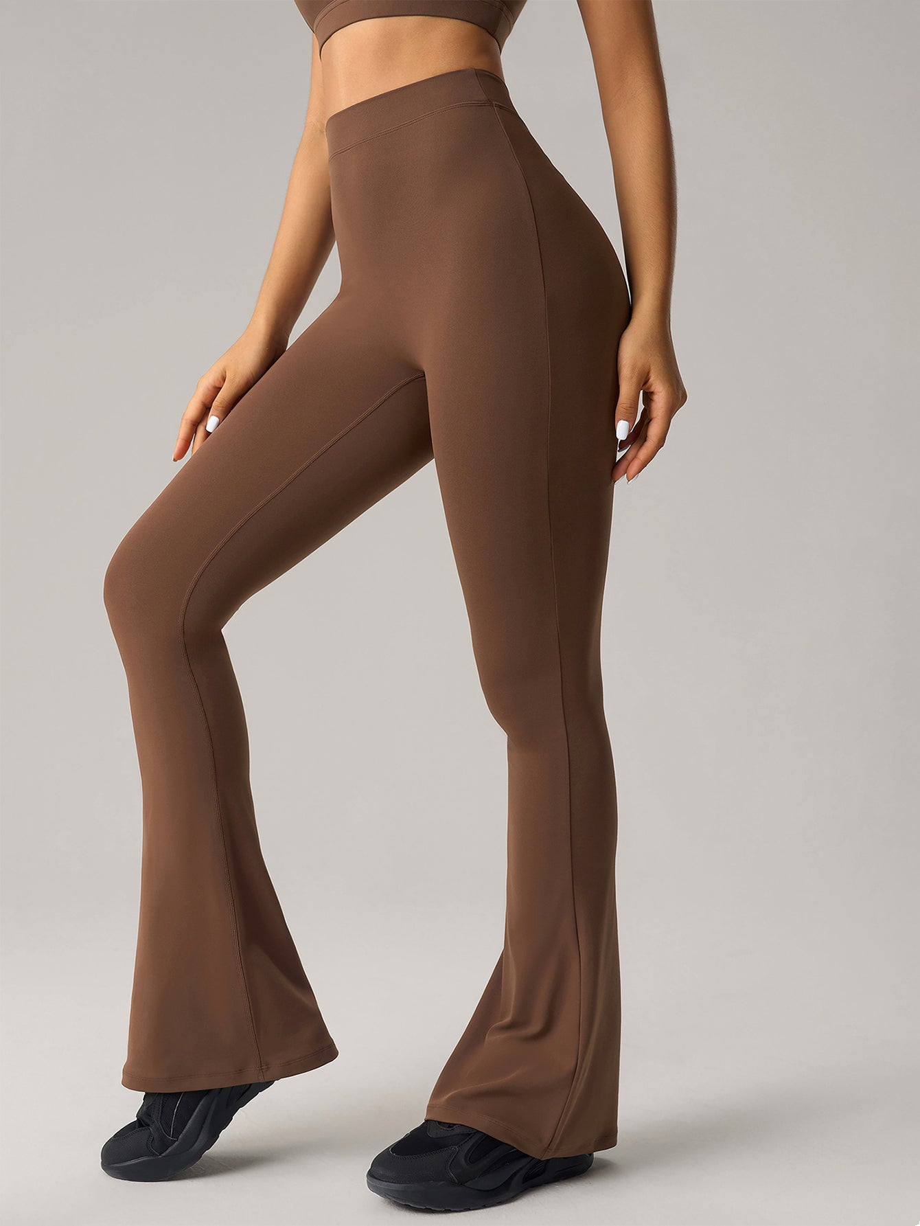 Flare-Leg Statement Yoga Pants