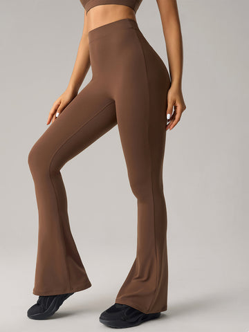 Flare-Leg Statement Yoga Pants
