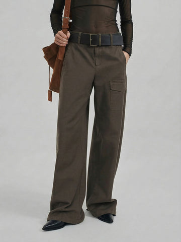 Barrel Leg Cargo Pants