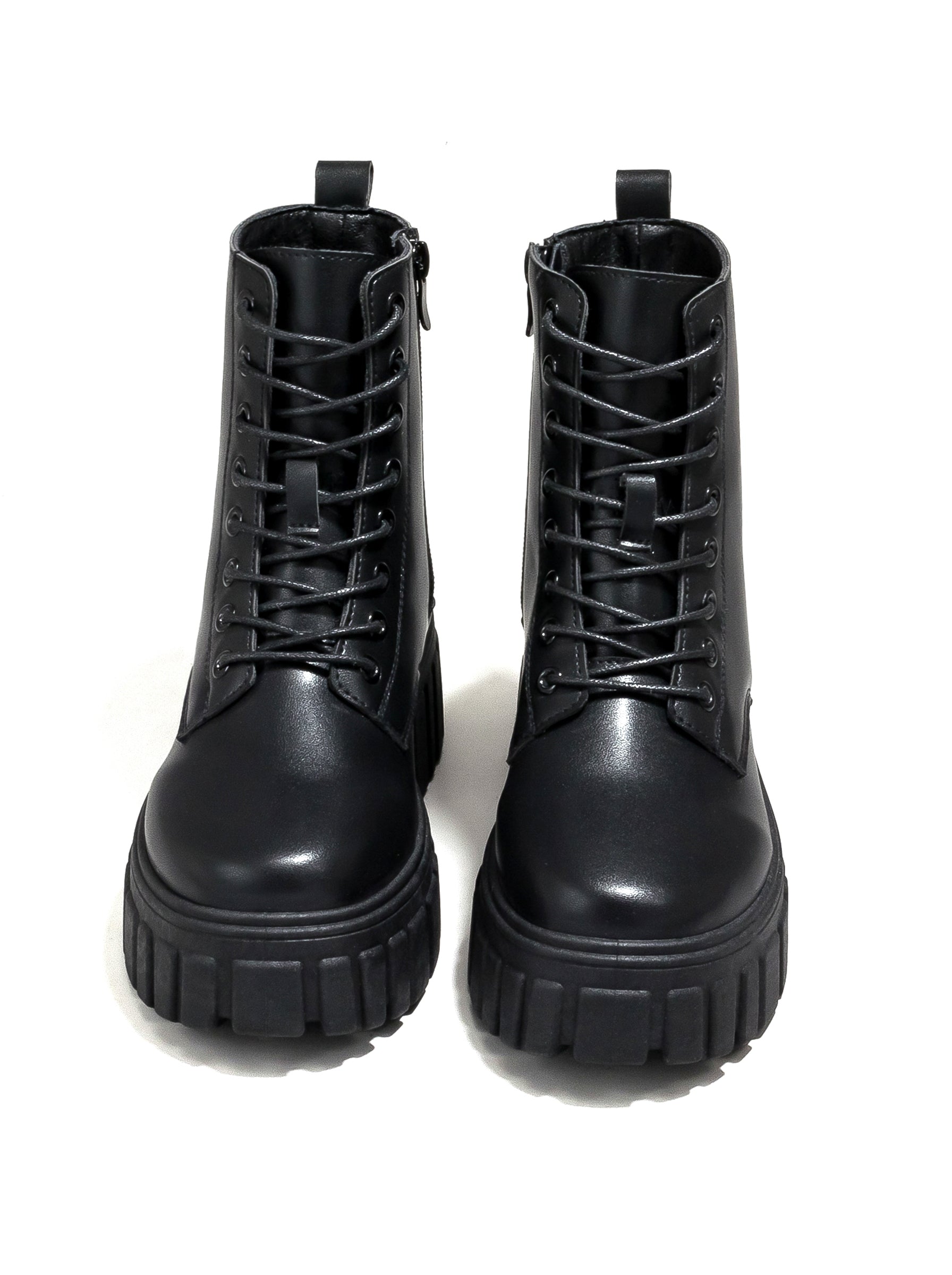 Chunky Platform Lace Up Boots