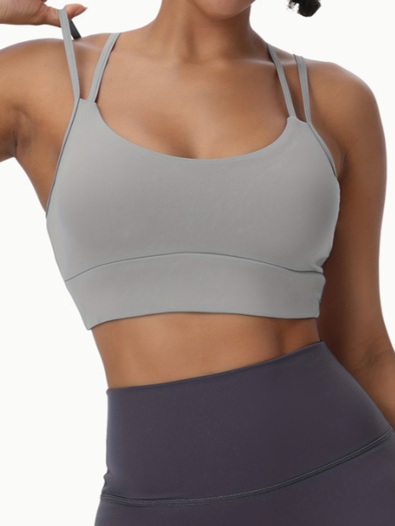 Strappy Back Supportive Yoga Tank