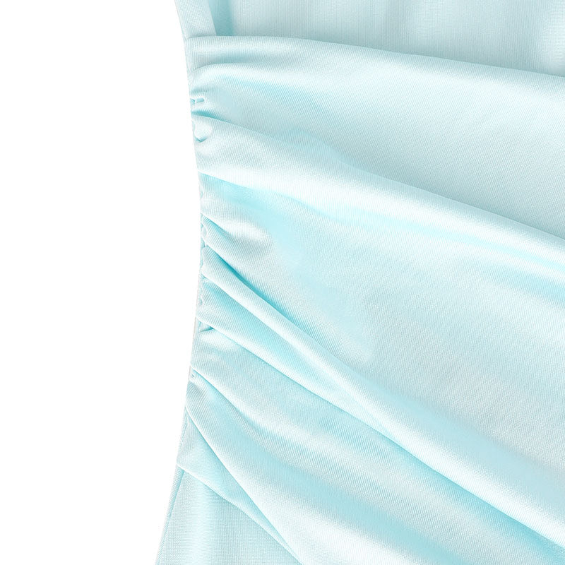 One-Shoulder Mermaid Evening Gown