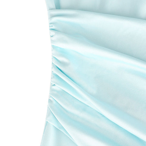 One-Shoulder Mermaid Evening Gown