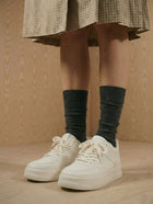Chunky Platform High-Top Minimalist Casual Shoes[Note:Runs Small,Go One Size Up]