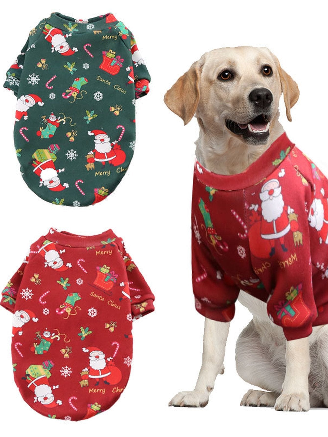 Cozy Festive Santa Cat Sweater