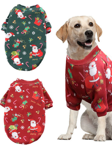 Cozy Festive Santa Cat Sweater