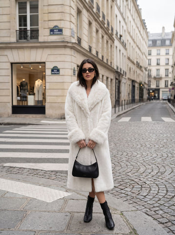 Luxurious Plush Faux Fur Coat