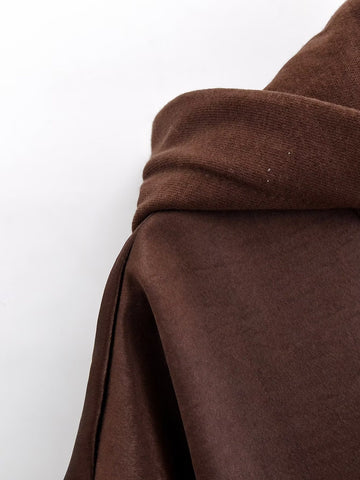 Cropped Zip Up Hoodie