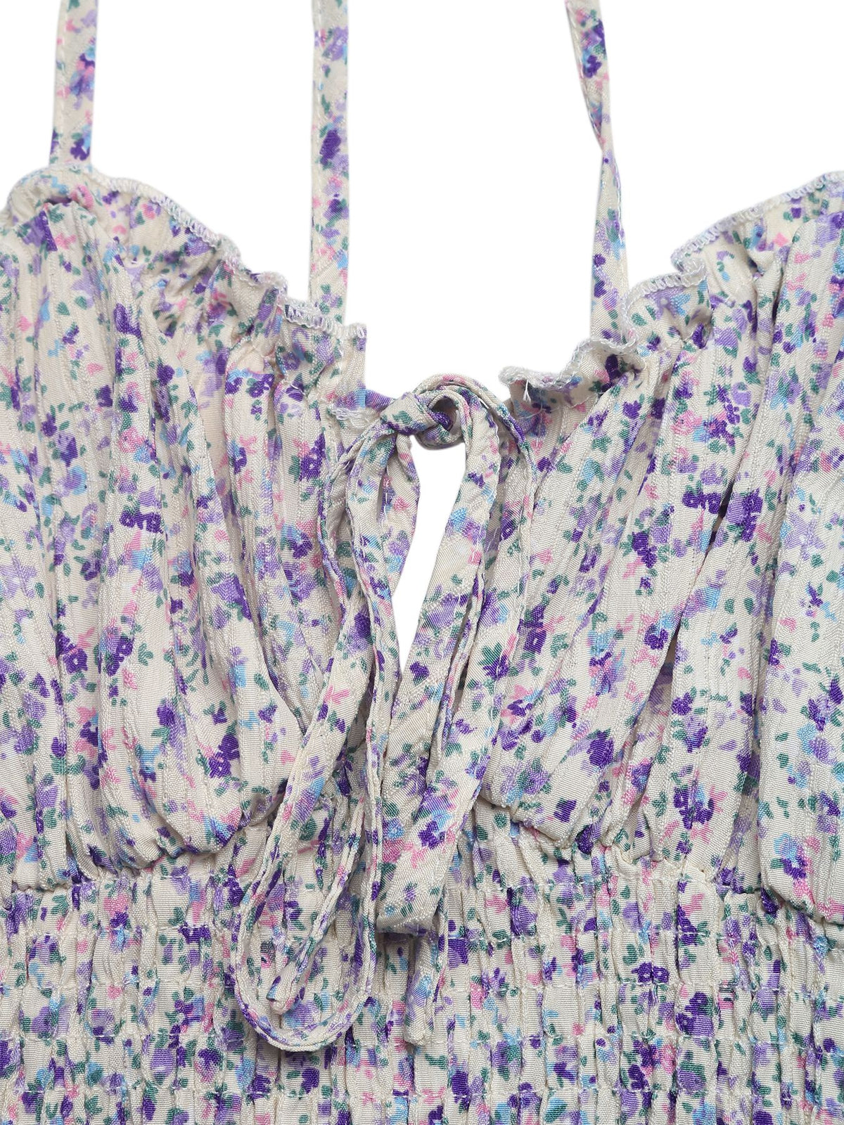 Spaghetti Strap Floral Beach Maxi Dress
