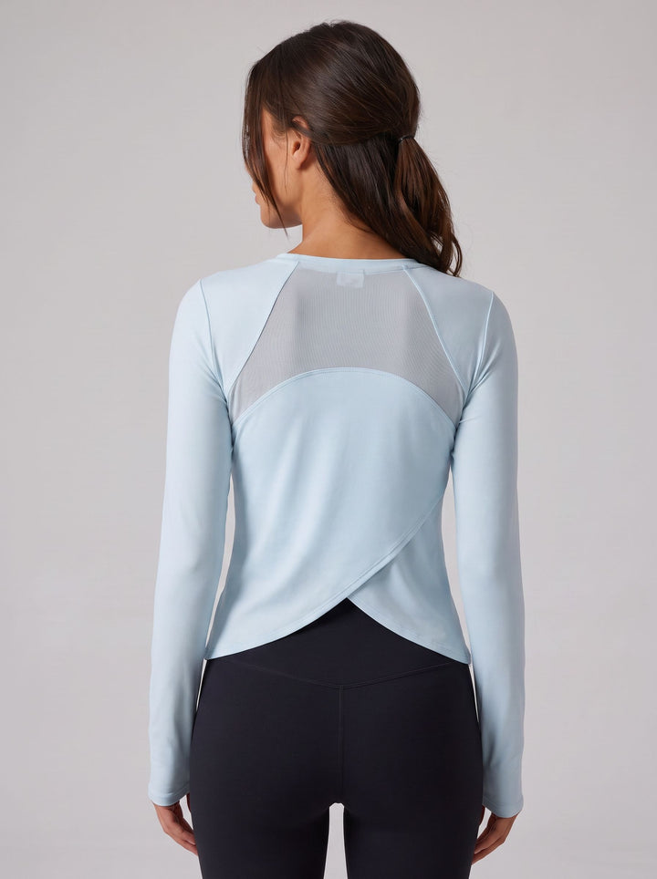 Breathable Lightweight Long Sleeve Workout Tee