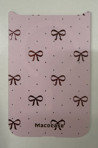Pink Bow Pattern Phone Case