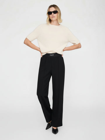 Side Pockets Straight Trousers
