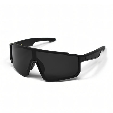 Oversized Wrap Sport Shield Sunglasses