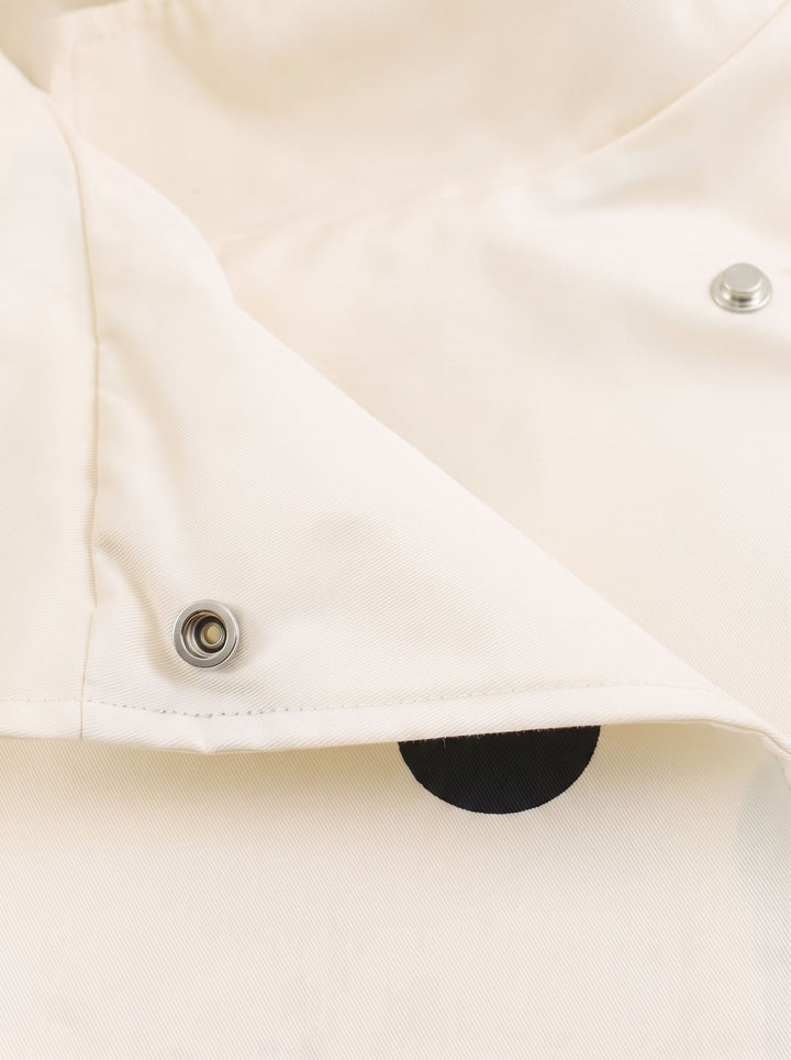 Polka Dot Stand Collar Jacket