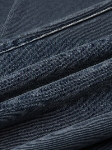 Tie-Front Sleeveless Denim Shirts