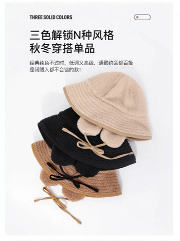 Cozy Warm Sherpa Fleece Bucket Hat