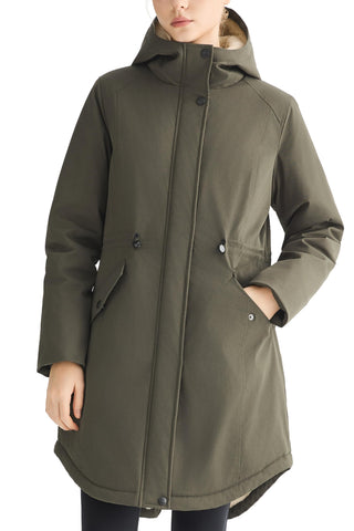 Waterproof Hooded Utility Parka Jacket