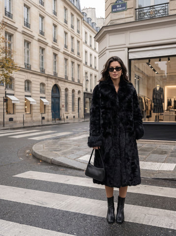Luxury Plush Faux Fur Coat
