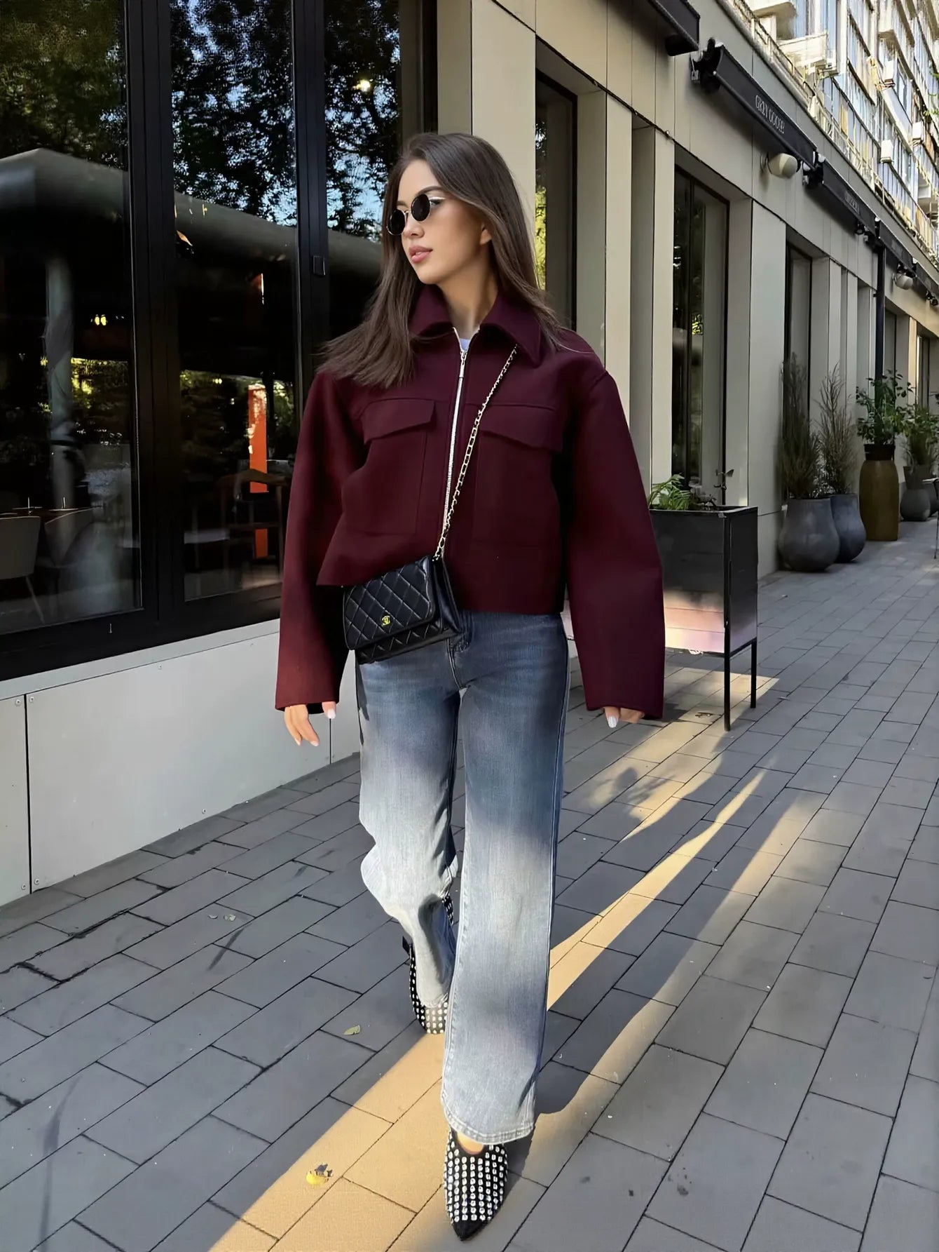 Cozy Textured Zip Up Jacket