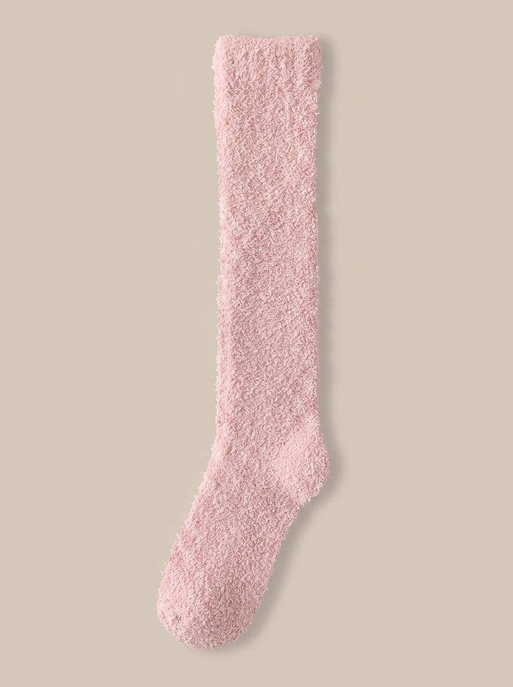 Cozy Fuzzy Knee High Socks