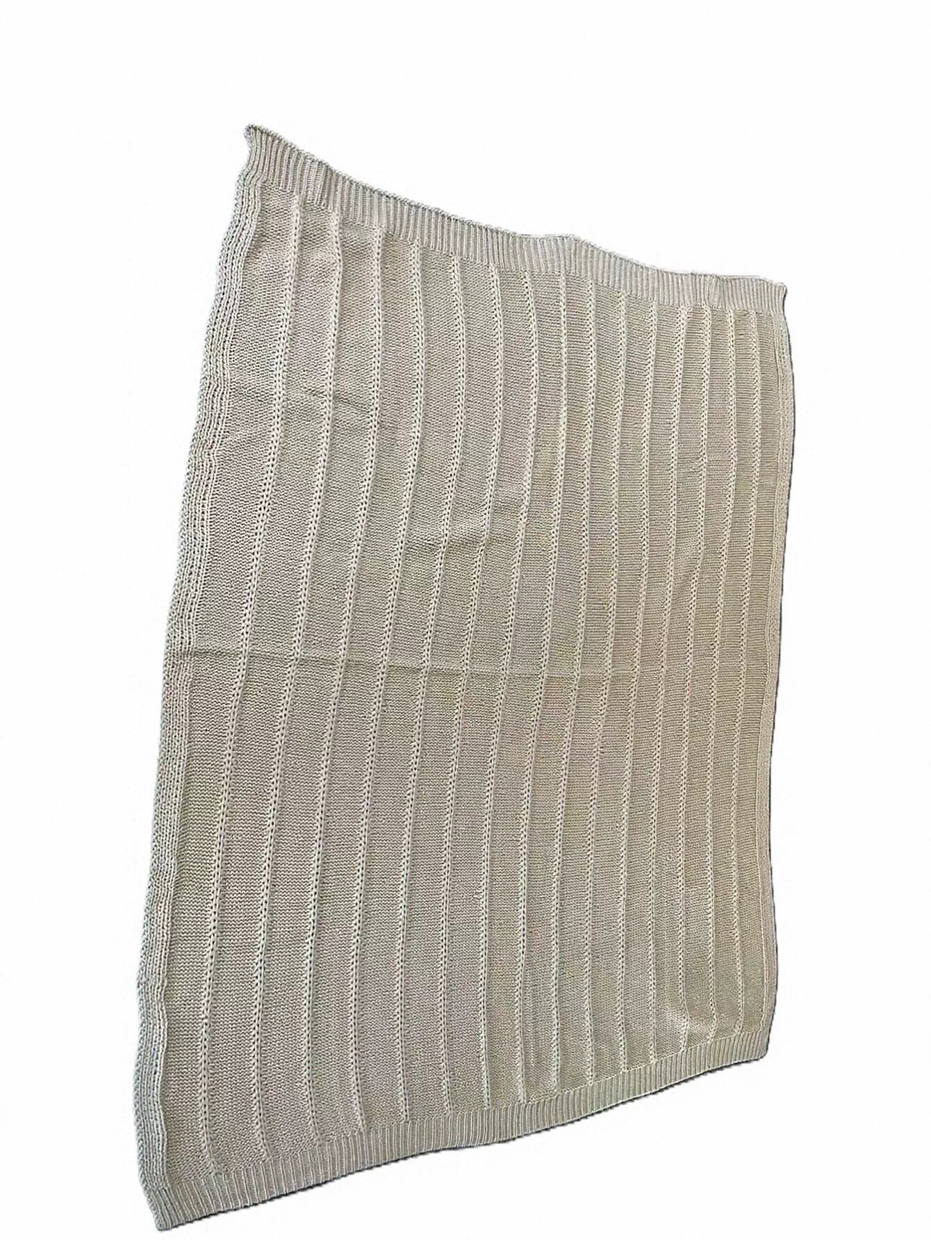 Soft Chunky Knit Textured Throw Blanket