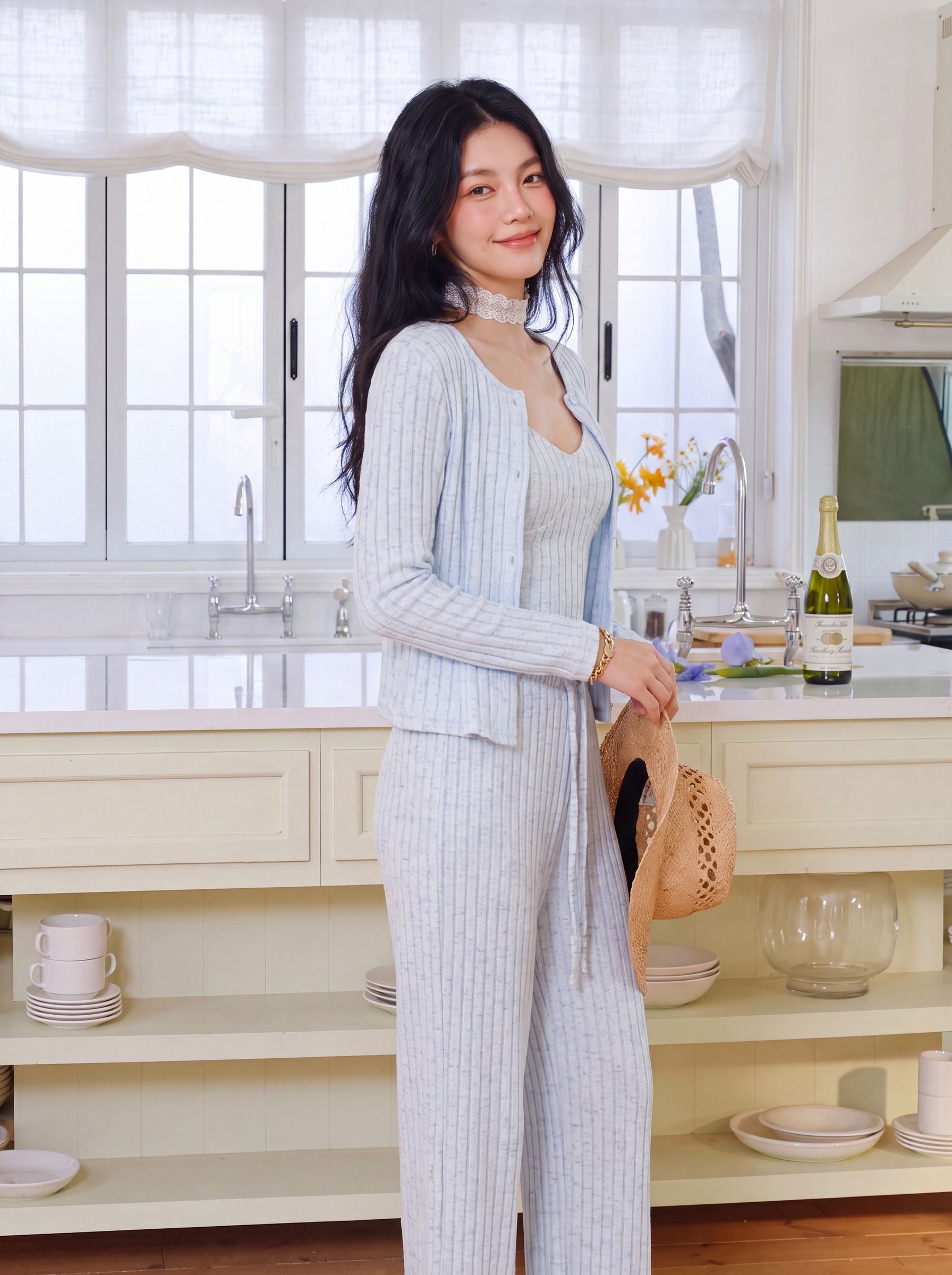 Cozy Ribbed Knit Lounge Set