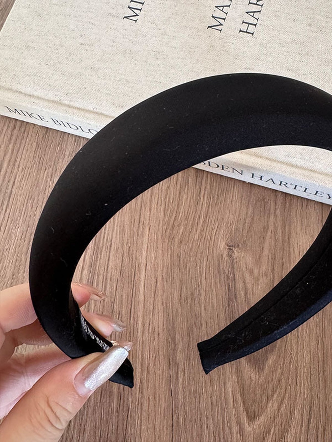 Minimalist Padded Satin Headband
