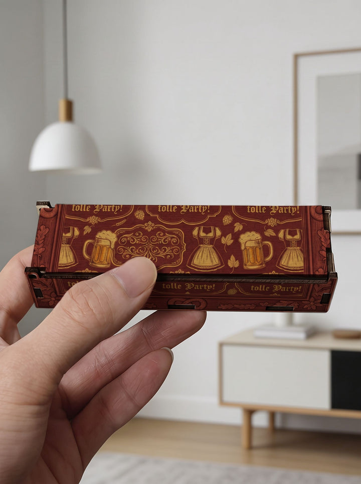 Danke für die tolle Party! Wooden Storage Box