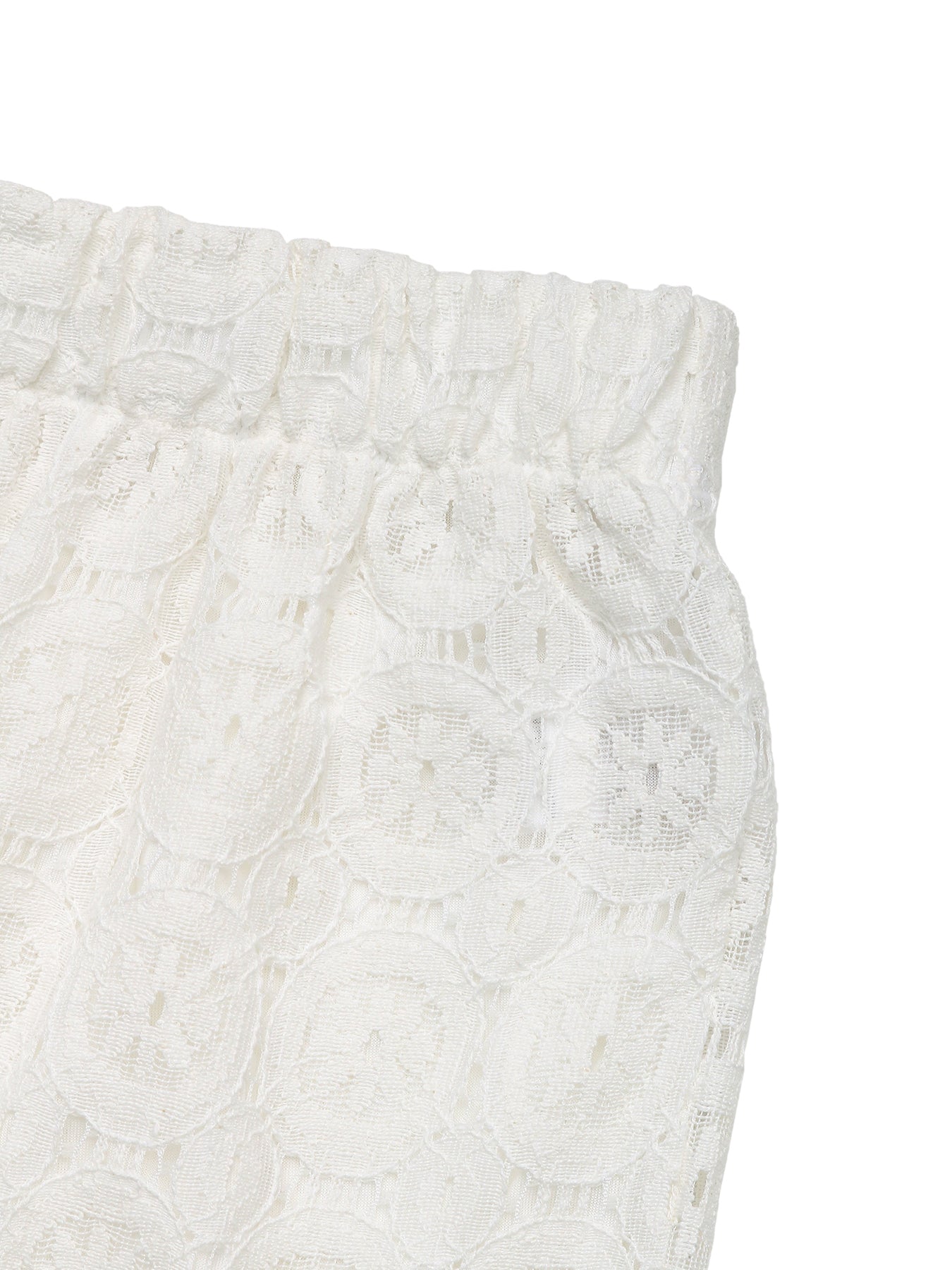 Crochet Drawstring-Waist Boho Pants