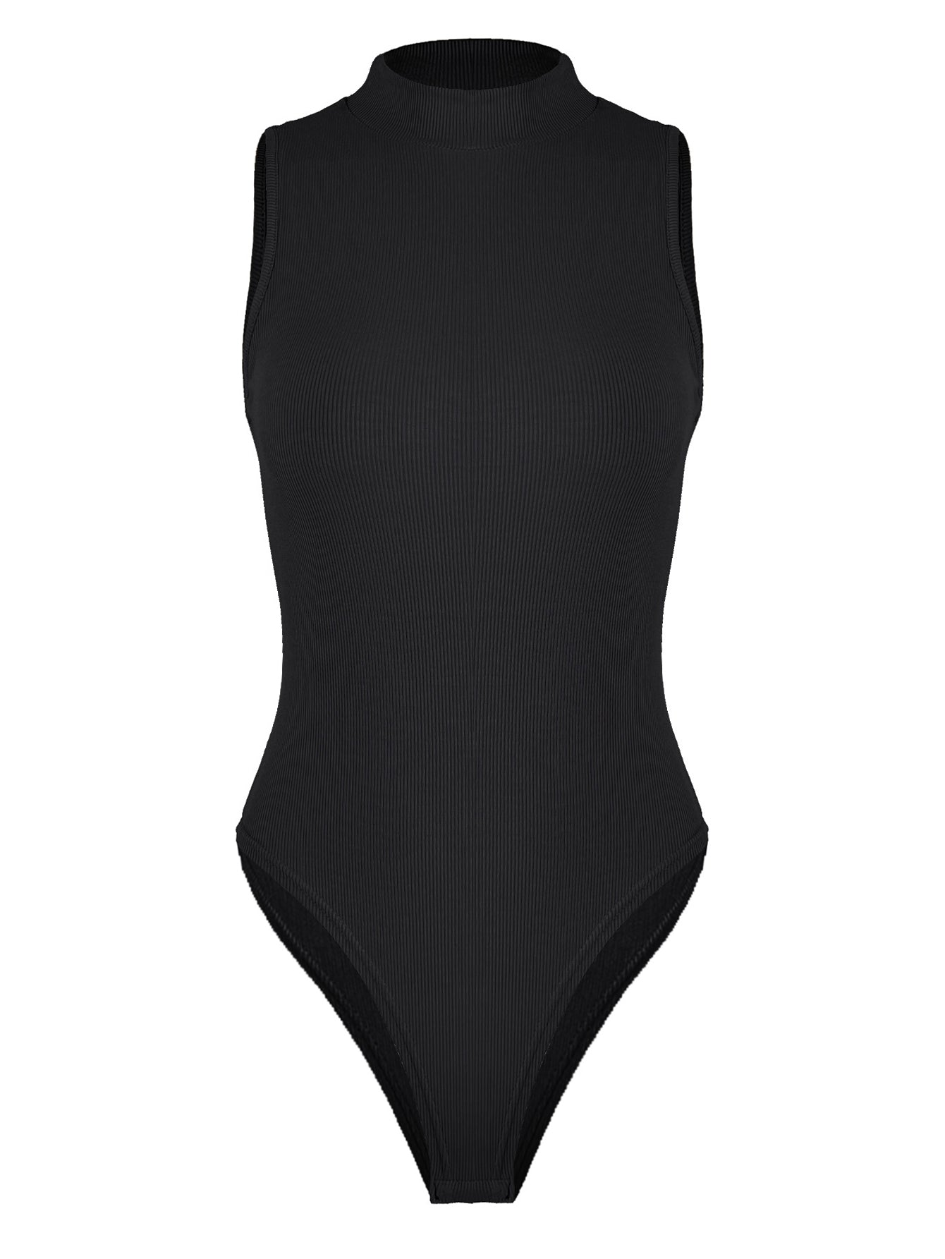 Round Neck Sleeveless Bodysuit