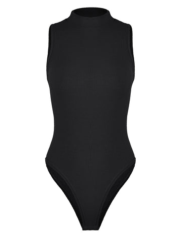 Round Neck Sleeveless Bodysuit