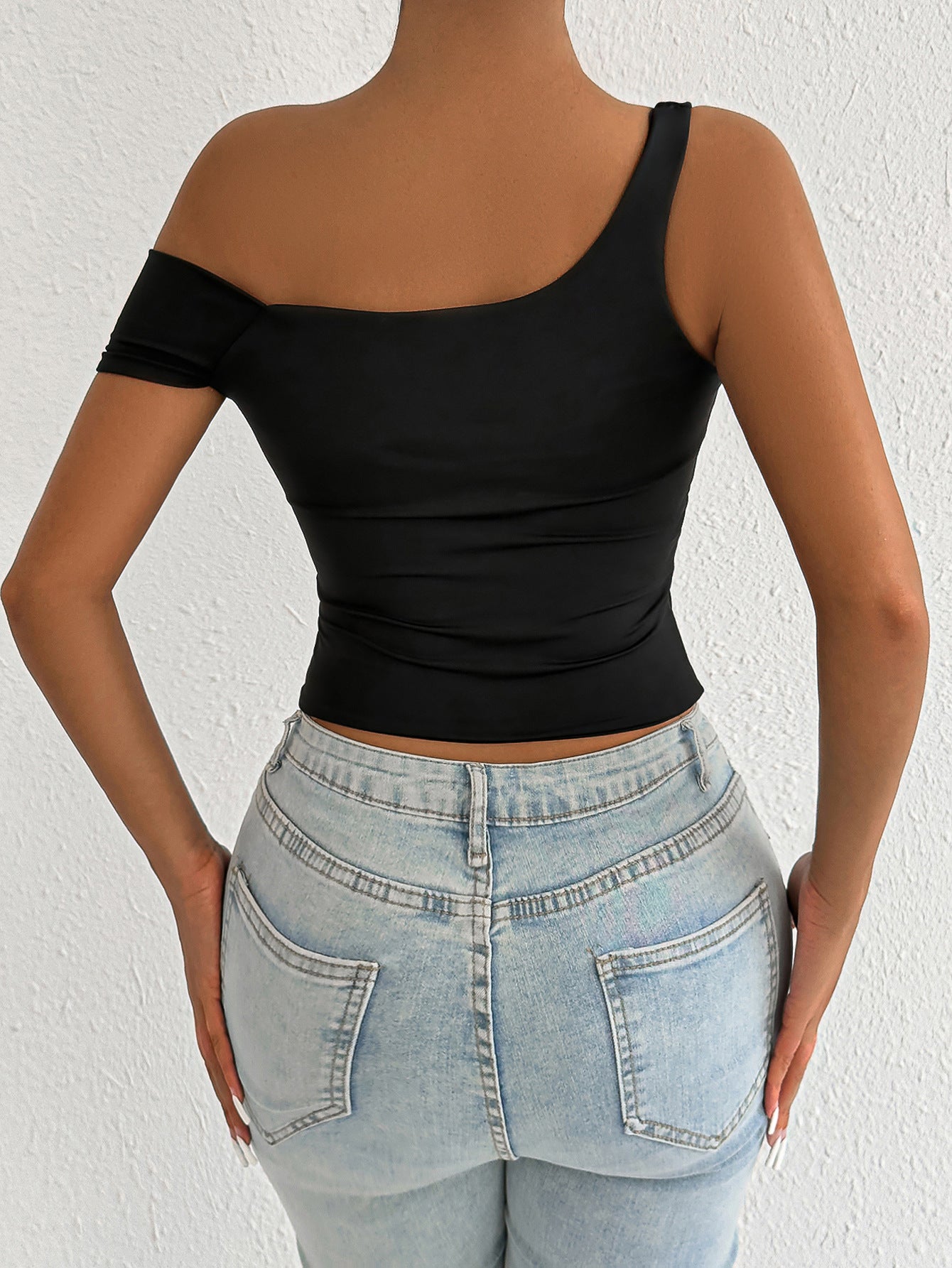 Off Shoulder Slim Fit Tank Top