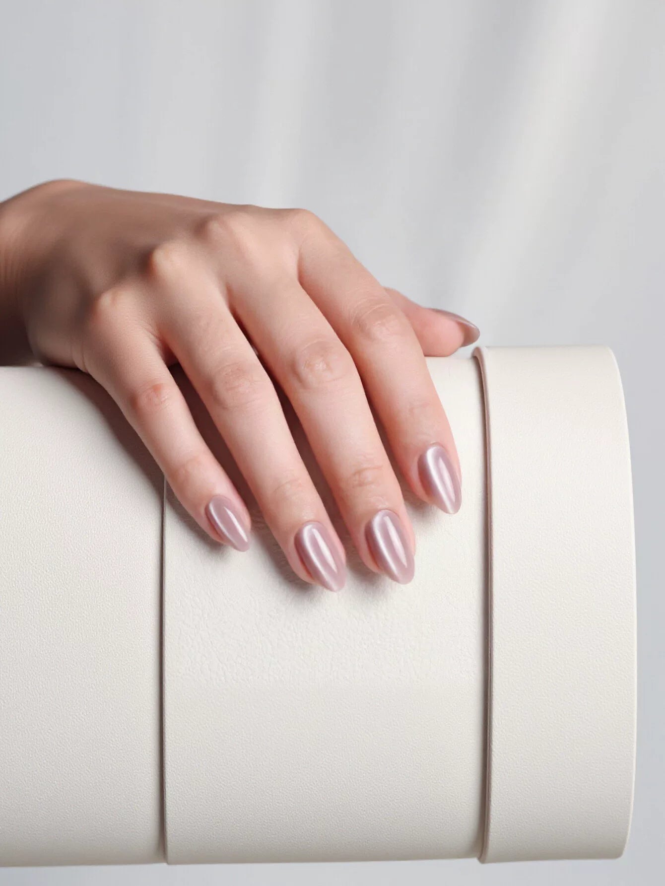 Classic Nude Almond Press On Nails